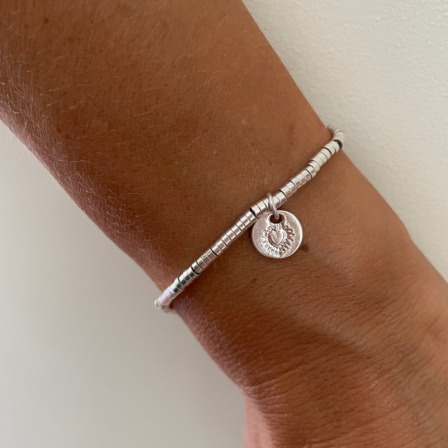 PULSERA MARÍA  - BAÑADO EN PLATA