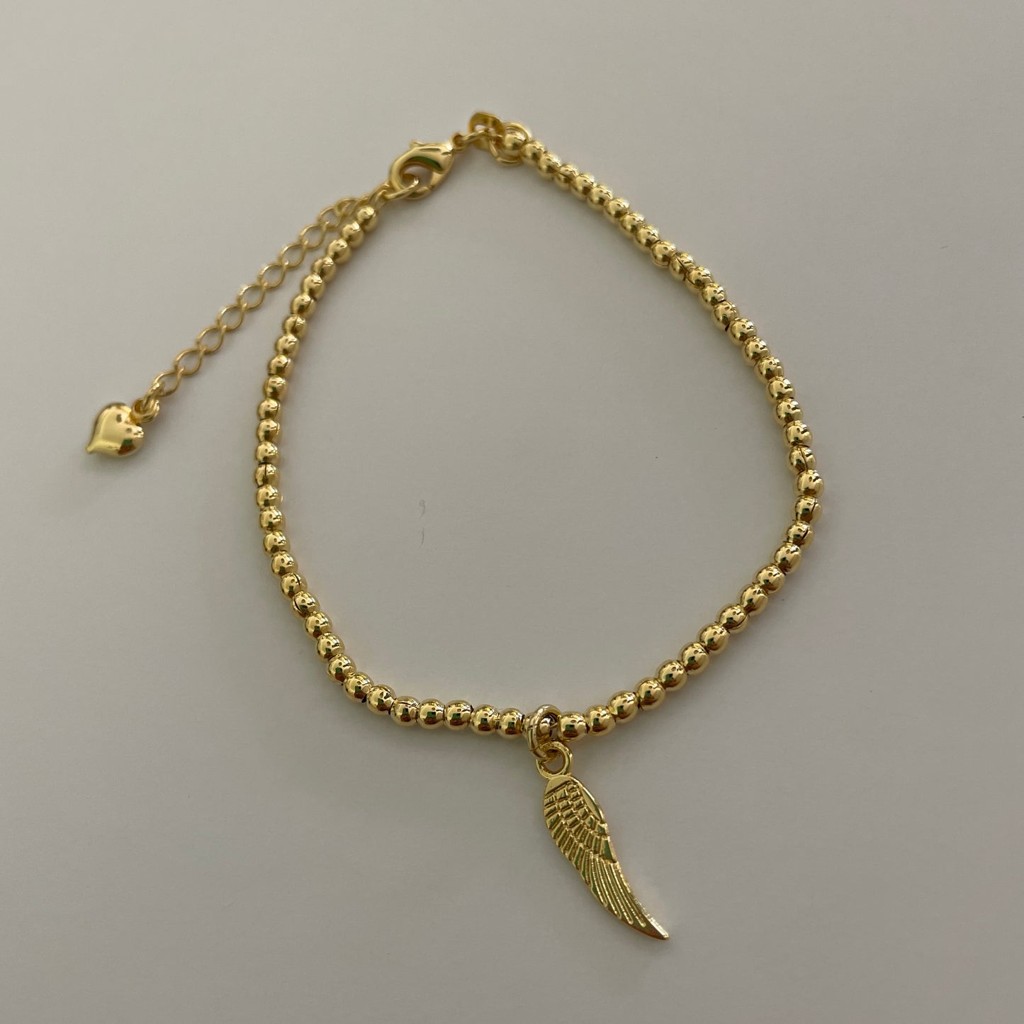 PULSERA ALA DE ANGEL - BAÑADO EN ORO